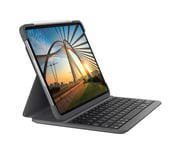 Logitech Slim Folio Pro - tastatur og folioveske - QWERTZ - Sveitsisk