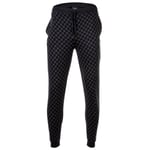 Joop! Pantalon En Jersey Pour Homme - Loungewear, Pantalon De Jogging, Long, Coton, Motif All-Over Noir L (Large)