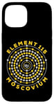 Coque pour iPhone 15 Element 115 Atomic Number Ununpentium Anti Gravity Moscovium