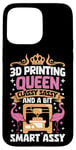 iPhone 15 Pro Max 3D Printing Queen Classy Sassy 3D Printer Women 3D Printing Case