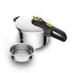 Tefal Secure 5 Neo Cocotte-minute 6 L, Induction, Inox, Autocuiseur P2530738