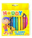 Noddy Jumbo Colouring pencils 10 Pack Toyland Chubby Colouring Crayons big ears