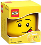 LEGO STORAGE HEAD LARGE SILLY BOY TONGUE OUT  BRAND NEW IN BOX FREE P&P
