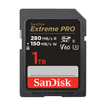 SanDisk 1TB Extreme PRO SDXC UHS-II Card - C10, U3, V60, 6K, 4K UHD, SD Card