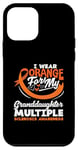 Coque pour iPhone 12 mini Ruban orange pour sensibilisation à la sclérose en plaques