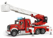 bruder 02821 - Camion de pompiers Mack Granite avec pompe - 1:16 Véhicule d'intervention, Camion de pompiers, Appel d'urgence, Camion de pompiers, Jouet