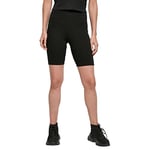 Build Your Brand Women's Ladies High Waist Cycle Shorts Yoga, Black, 3XL