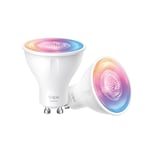 TP-Link Tapo L630 (2-Pack) GU10 Smart LED Smart WiFi Bulb, RGBW Multicolor, 16 Million Colors, Amazon Alexa, 350 Lumens, 3.7W, Energy Saving, Pack of 2