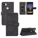 Musta Yhteensopiva Google Pixel 3A Xl Magnetic Buckle Case -Kotelon Kanssa