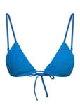 Nike Retro Flow Terry Bikini Top Sport Bikinis Bikini Tops Triangle Bikinitops Blue NIKE SWIM