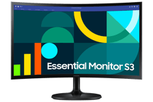 Samsung 24" S36GD FHD Curved Monitor