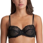 Marie Jo BH Jane Balcony Horizontal Seam Bra Svart C 85 Dam