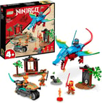 LEGO 71759 NINJAGO Ninja Dragon Temple Set with Toy Motorbike, Kai, Nya and Gift