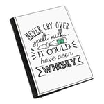 Never Cry Over Spilt Milk It Could Have Been Whisky Passport Holder Cover Case