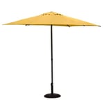 Parasol Droit Carré Soya moutarde 2,7m Hesperide