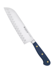 WÜSTHOF Classic Hollow Edge Santoku Knife, 17cm, Wild Blueberry