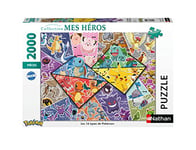 Nathan 4005556873142 Puzzle 2000 pièces - Photo d'art pokemon Adult