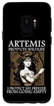 Coque pour Galaxy S9 Mythologie de la déesse grecque Artemis Lover