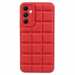 SKALO Samsung A15 5G Puffer Bumper TPU-suojakuori - Punainen