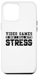 iPhone 12 Pro Max Funny Video Games Lover, Deal with Stress Case