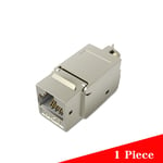 Vention Cat7 Connecteur Ethernet RJ45 Prise de tête de câble Ethernet modulaire Connecteur réseau plaqué or Cat 7 6 Shield pour câble LAN, 1 pièce-