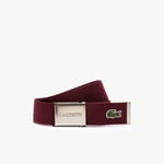 Lacoste Ceinture L.12.12 Concept fabriquée en France Taille 90 cm Expresso