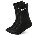 Nike Homme Nk Everyday Ltwt Crew 3pr Chaussettes, Noir, 46–50 (Taille Fabricant: XL) EU