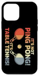 Coque pour iPhone 12 mini Devis Ping Pong pour un joueur de tennis de table