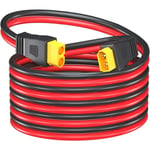 Connecteur XT60 male vers femelle 12 awg Cable d'extension de 3 m pour batterie rc, batterie, générateur solaire, centrale électrique portable et