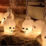 1,5 m 10 Led Halloween Kurpitsa Ghost Luurankot Bat Spider Led Light String Festivaalibaari Kotijuhlasisustus Halloween-koriste