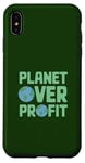 Coque pour iPhone XS Max Journée de la Terre Planet Over Profit 2025