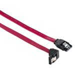 HAMA vinklad SATA 150/300-kabel med metallfäste - 0,60 m