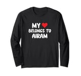 Airam - My Heart Belongs To Airam - Love Long Sleeve T-Shirt