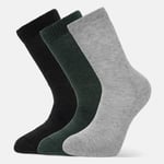 Tykk Ullsokk x3, Barn - Green - 33-36