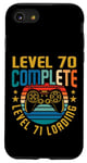 Coque pour iPhone SE (2020) / 7 / 8 Level 70 Complete Level 71 Gamer vidéo 70e anniversaire