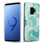 Case for Samsung Galaxy S9 Protection Phone Cover TPU Silicone Mosaic