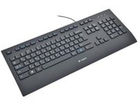 Logitech Corded K280e - tastatur - Russisk Inn-enhet