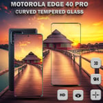 Motorola EDGE 40 Pro - Härdat Glas 9H - Super kvalitet 3D Skärmskydd