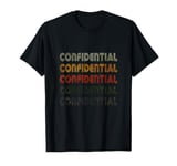 Love Heart Confidential Grunge Vintage Style Confidential T-Shirt