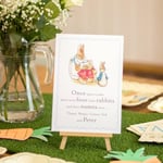 Peter Rabbit A5 'Once upon a time there were Four little Rabbits' Sign and Easel