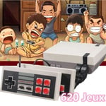 Console de jeux enfants classique de 620 jeu rétro mini tv vidéo game retrogaming avec deux poignées jouet Cadeau de Famille Garçons