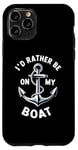 Coque pour iPhone 11 Pro I Don't Need Therapy Boat Cruise Yacht