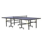 Sport1 Mini ping-pong Table pliante. Table de ping-pong refermable et peu encombrante. Table de ping-pong en acier avec poignée, raquettes, balles, filet et tenir. Pour une utilisation régulière ou un