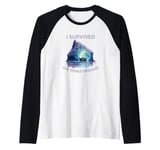 Antarctica I Survived The Drake Passage Purple Iceberg Raglan Baseball Tee