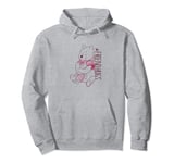 Disney Winnie The Pooh Piglet Pooh Friend Hugs Pullover Hoodie