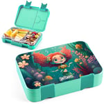 Jarlson boite a gouter enfant TONI - lunch box avec 6 compartiments - Bento Box sans BPA - pour l'école et la maternelle - Lunch box jardín de infantes, escuela