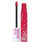 Maybelline Superstay Matte Ink Lipstick Birthday Bestie 395 (PACK OF 3)