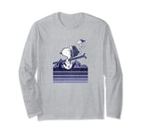 Peanuts - Snoopy Woodstock Ski Stripes Long Sleeve T-Shirt