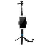 New TELESIN Selfie Stick Telescopic Link Mini Tripod Mobile Phone Clip For 