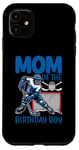 Coque pour iPhone 11 Hockey Mom Of The Birthday Boy Hockey Family Matching gift